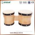 wholesale handmade wooden bongo drum percussion instrument bongo drum